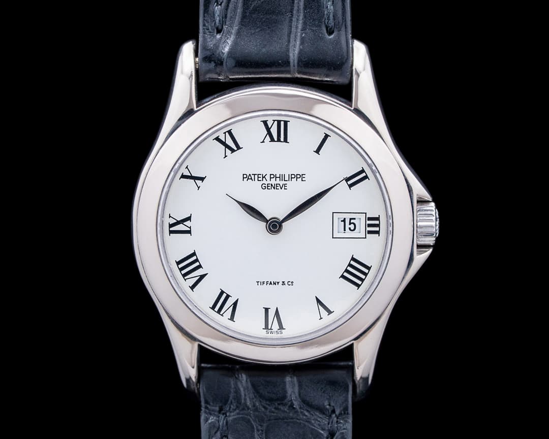 Patek Philippe 4906G Calatrava Tiffany & Co. 18K White Gold White Dial