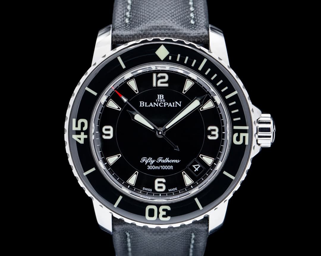 Blancpain 5015 Fifty Fathoms Automatique SS Black Dial