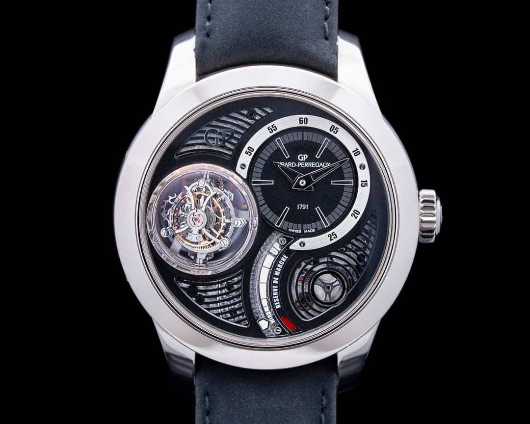 Girard Perregaux Tri-Axial Tourbillon 18K White Gold Black Skeleton Dial LIMITED RARE