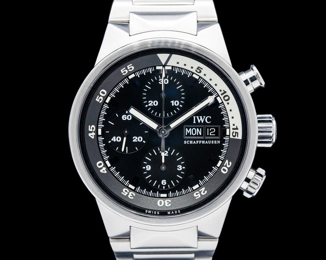 IWC IW371928 Aquatimer Chronograph SS Black Dial