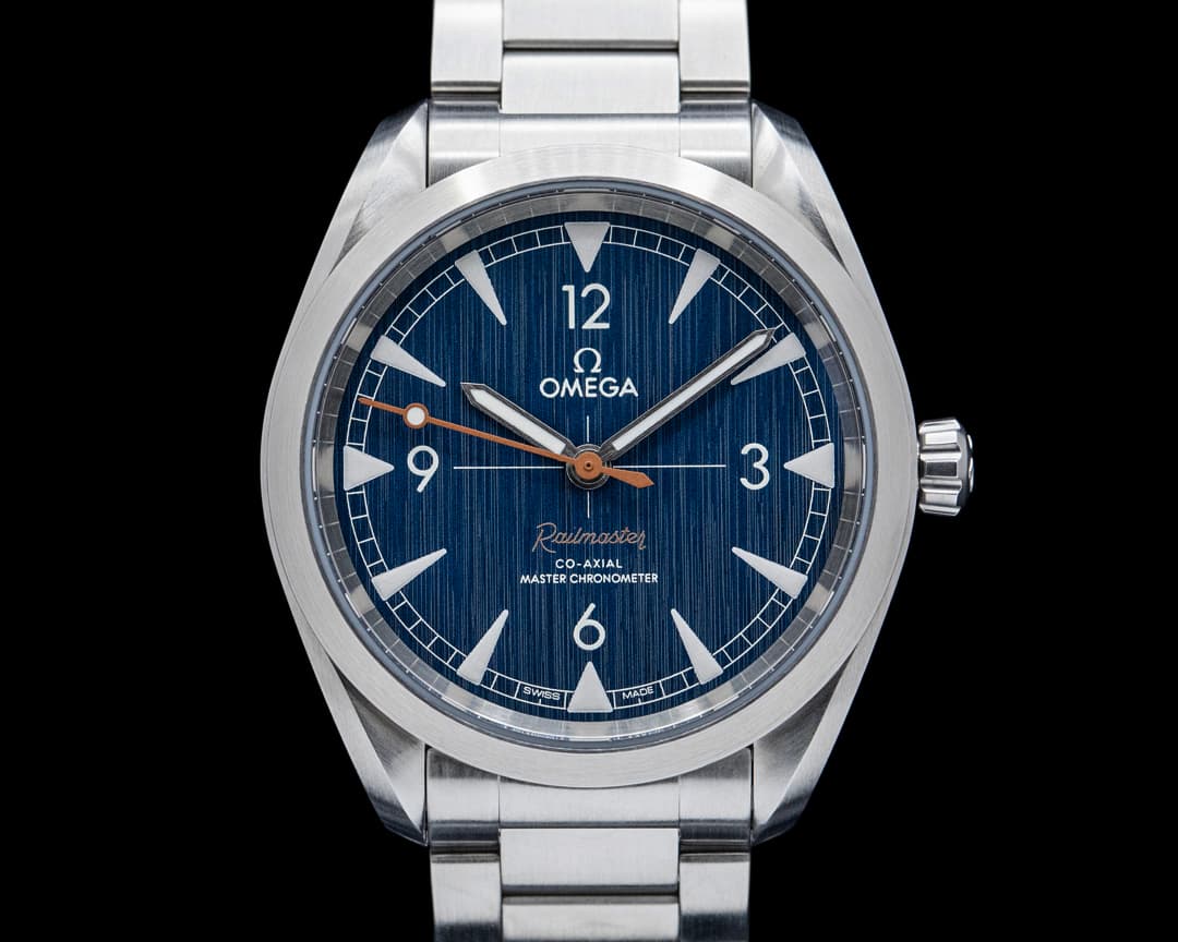 Image of Omega Seamaster Railmaster Blue Jeans SS Blue Dial