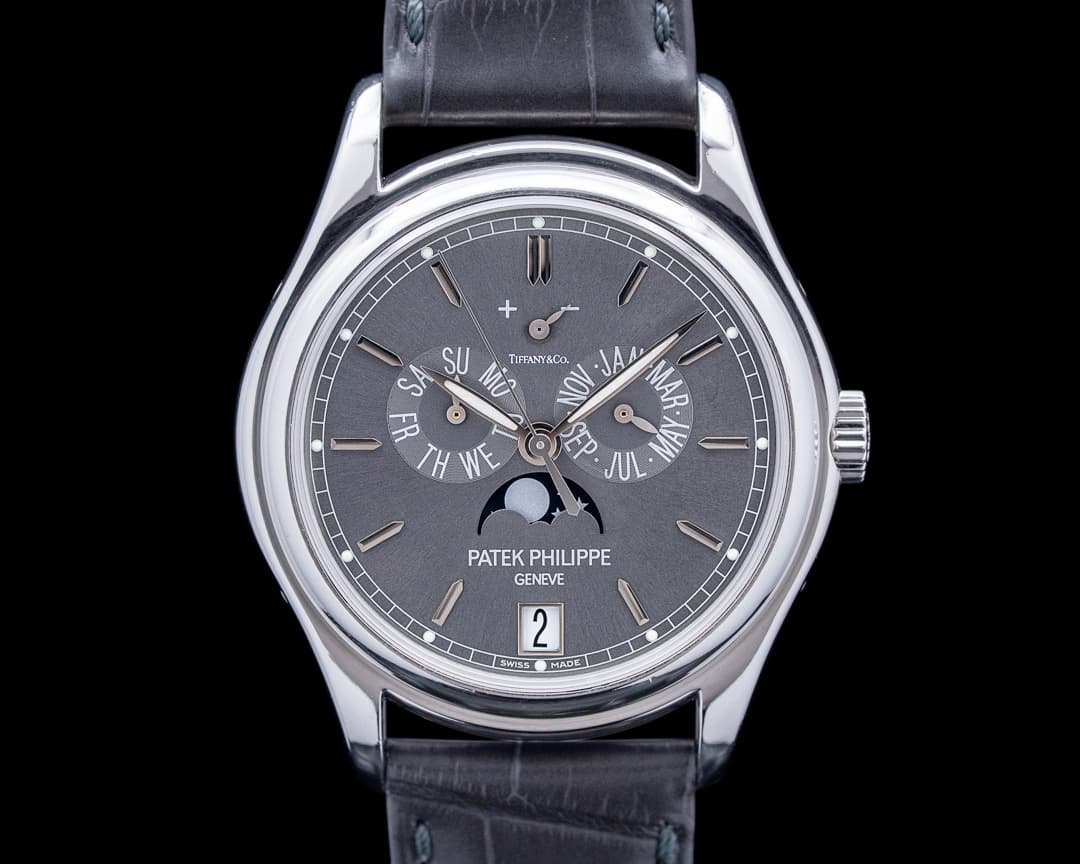 Patek Philippe 5146P Annual Calendar "Tiffany & Co." Platinum Gray Dial