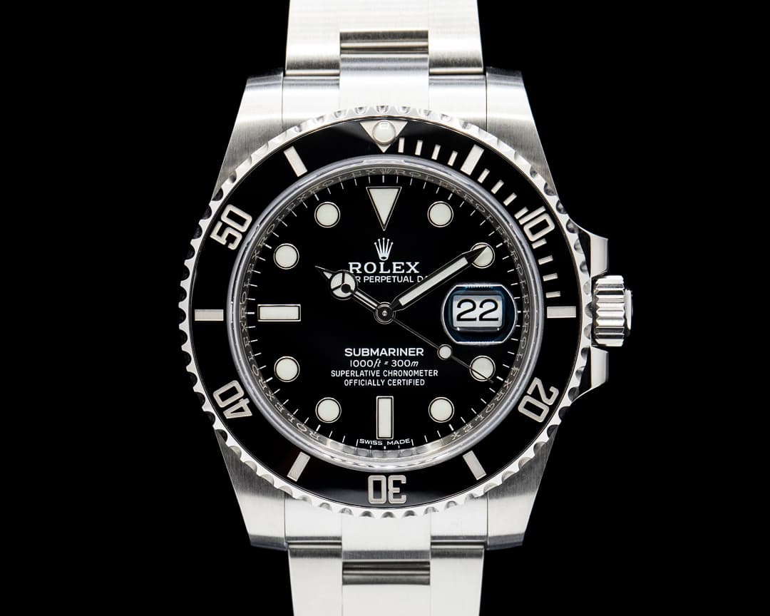 Image of Rolex 116610LN Submariner Ceramic SS Black Dial