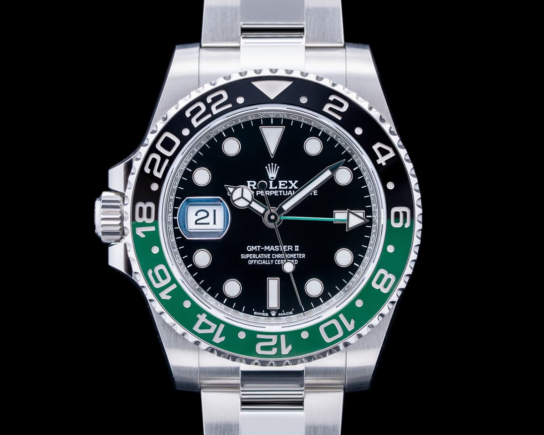 Rolex 126720VTNR GMT-Master II Left-Handed SS Black Dial 2026