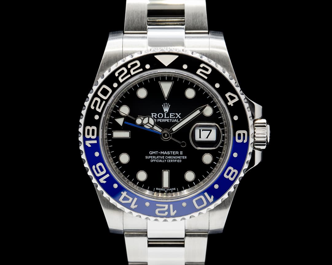 Rolex 116710BLNR GMT-Master II "Batman" SS Black Dial
