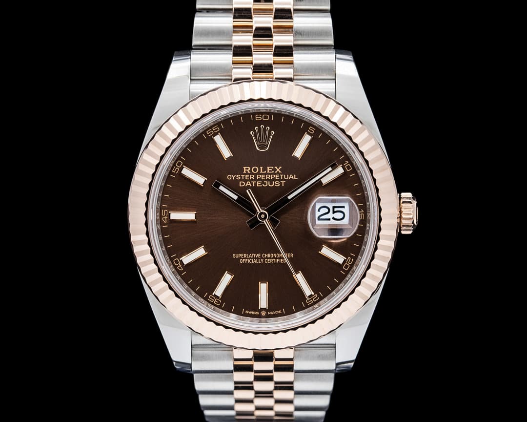 Rolex 126331 Datejust 41 SS / 18K RG Chocolate Dial