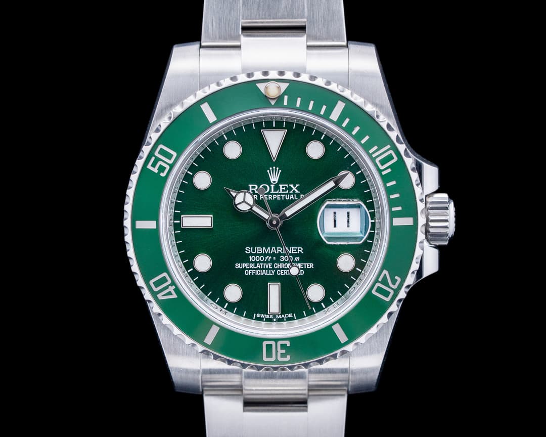 Rolex 116610LV Submariner Date "Hulk" SS Green Dial