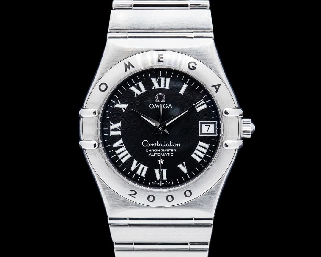 Omega 1504.50.00 Constellation Millennium 2000 SS Black Dial