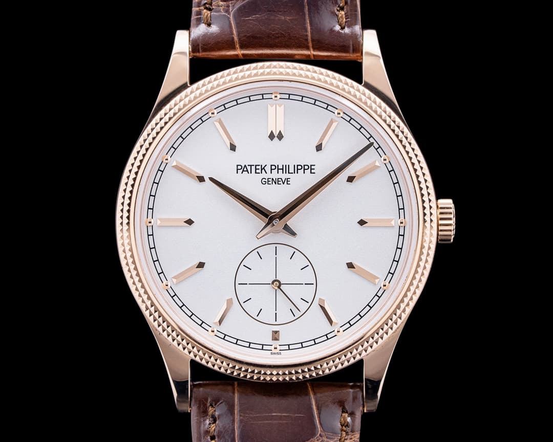 Patek Philippe 6119R Calatrava Manual Wind 18K Rose Gold Silver Dial