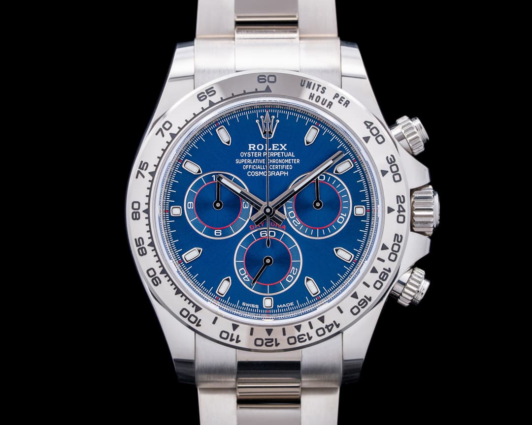 Rolex 116509 Daytona 18K White Gold Blue Dial