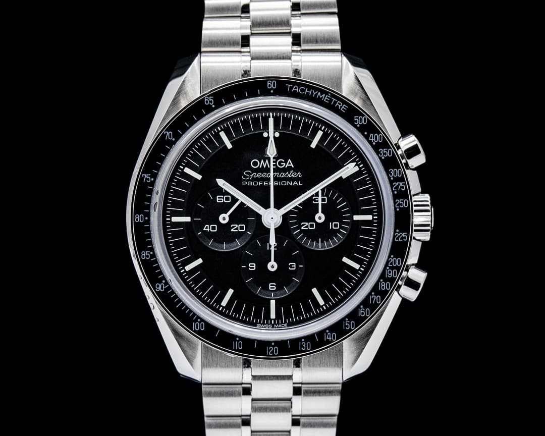 Image of Omega Speedmaster Professional Moonwatch SS Black Dial