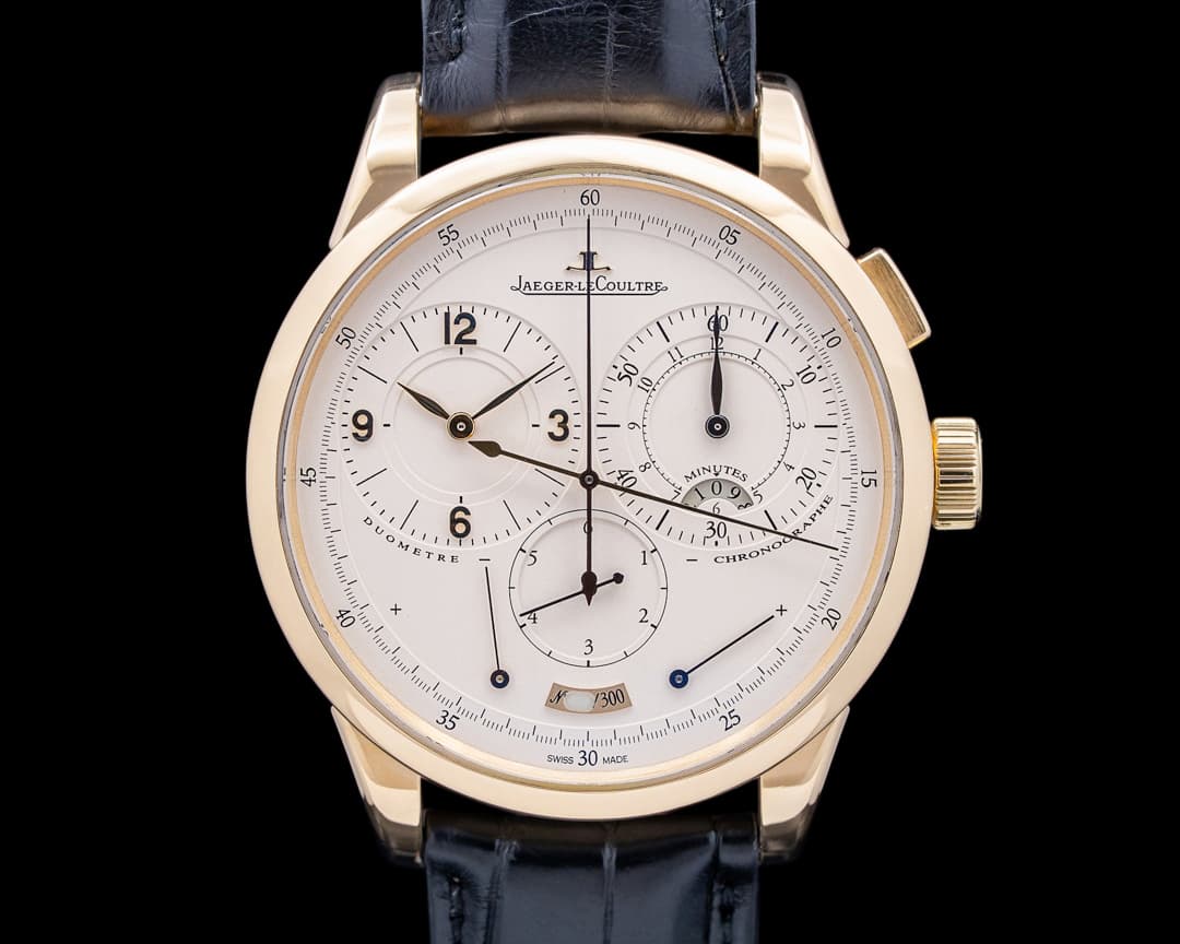 Jaeger LeCoultre Duometre a Chronographe 18K Yellow Gold Ivory Dial LIMITED