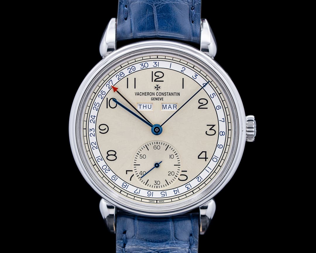 Vacheron Constantin 3110V Les Historiques Triple Calendar 1942 SS Champagne Dial