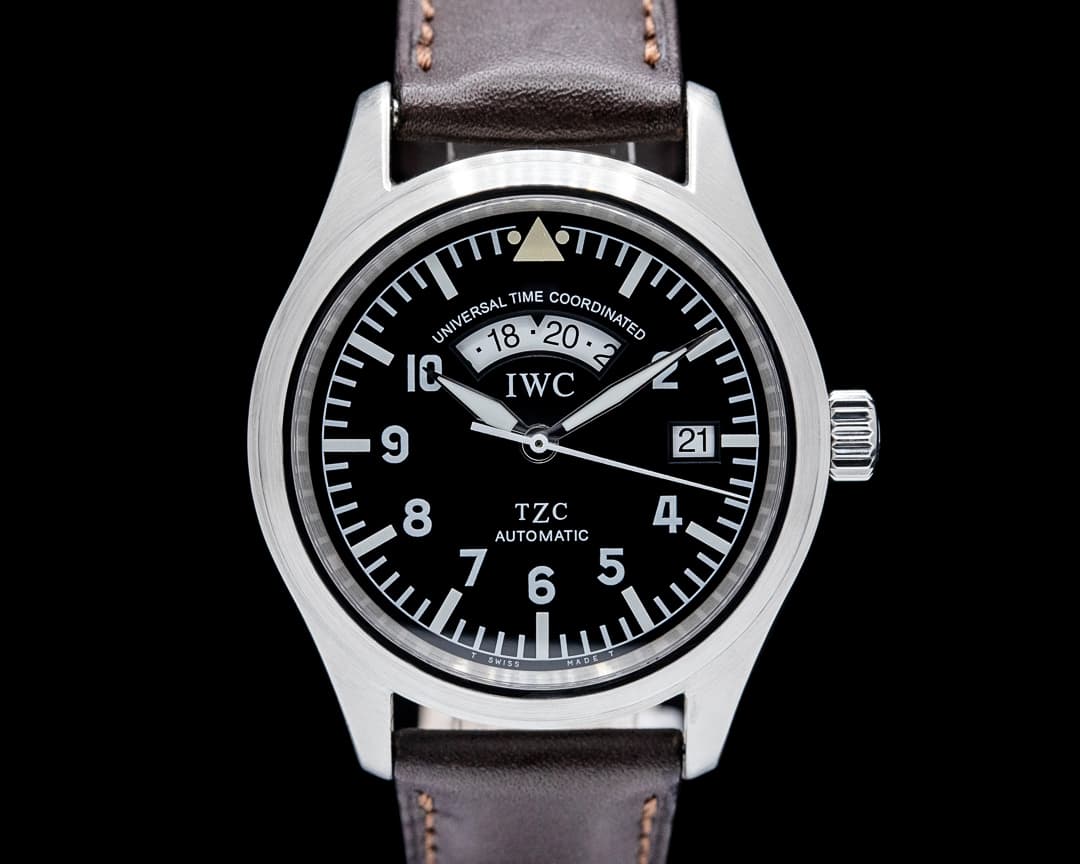 IWC IW325101 Pilot's Watch UTC SS Black Dial