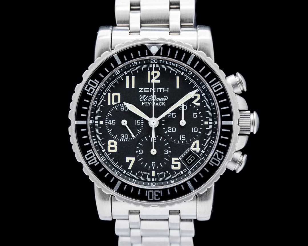 Zenith Class El Primero HW Chronograph SS Black Dial