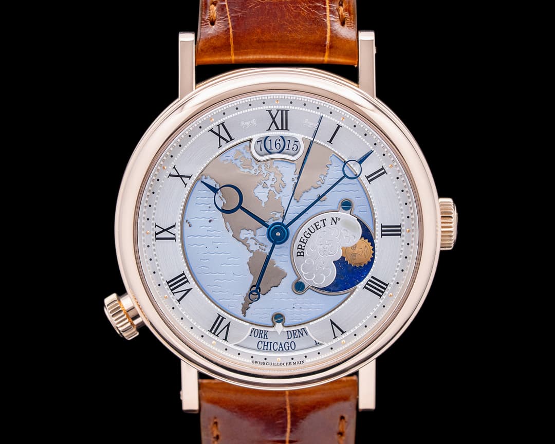 Breguet 5717BR Classique Hora Mundi 18K Rose Gold Silver Dial