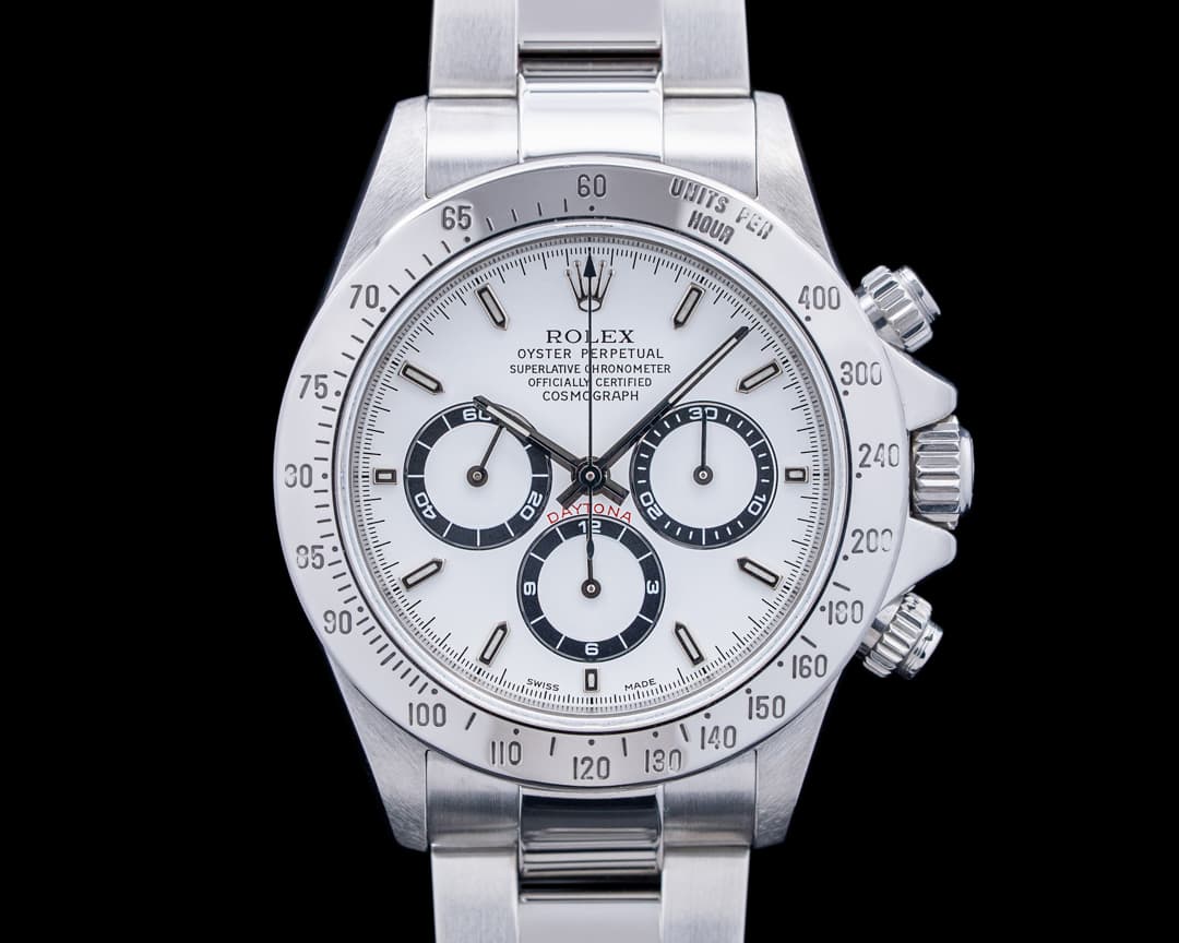 Rolex 16520 Daytona Zenith SS White Dial Circa. 1999