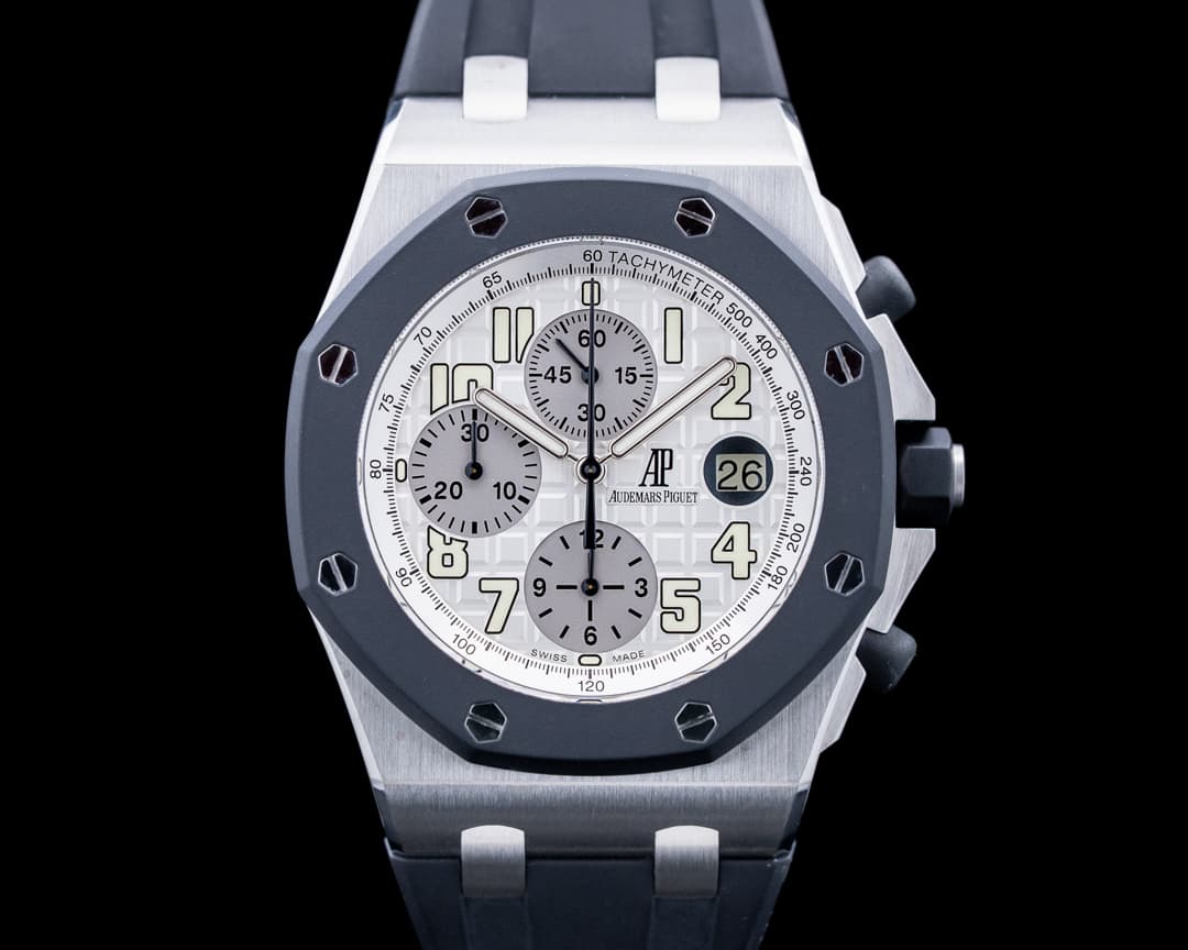 Audemars Piguet 25940SK Royal Oak Offshore Chronograph SS White Dial