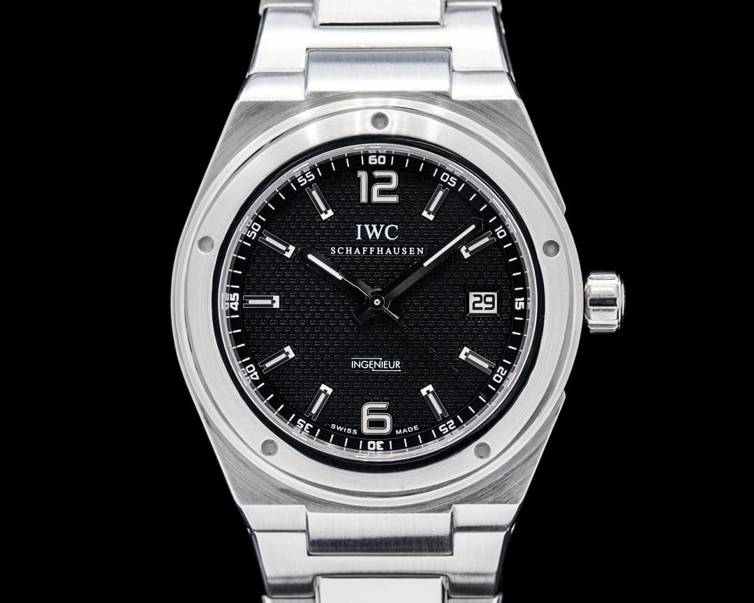 Image of IWC IW322701 Ingenieur SS Black Dial