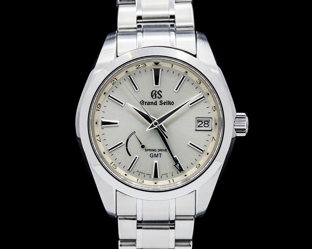 Grand Seiko SBGE205 Heritage Collection Spring Drive GMT SS Champagne Dial