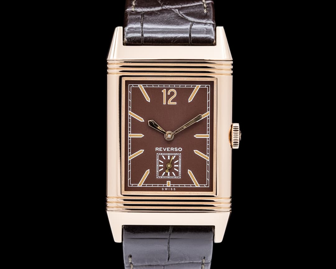 Jaeger LeCoultre Q2782560 Grande Reverso Ultra Thin 1931 18K Rose Gold Brown Dial
