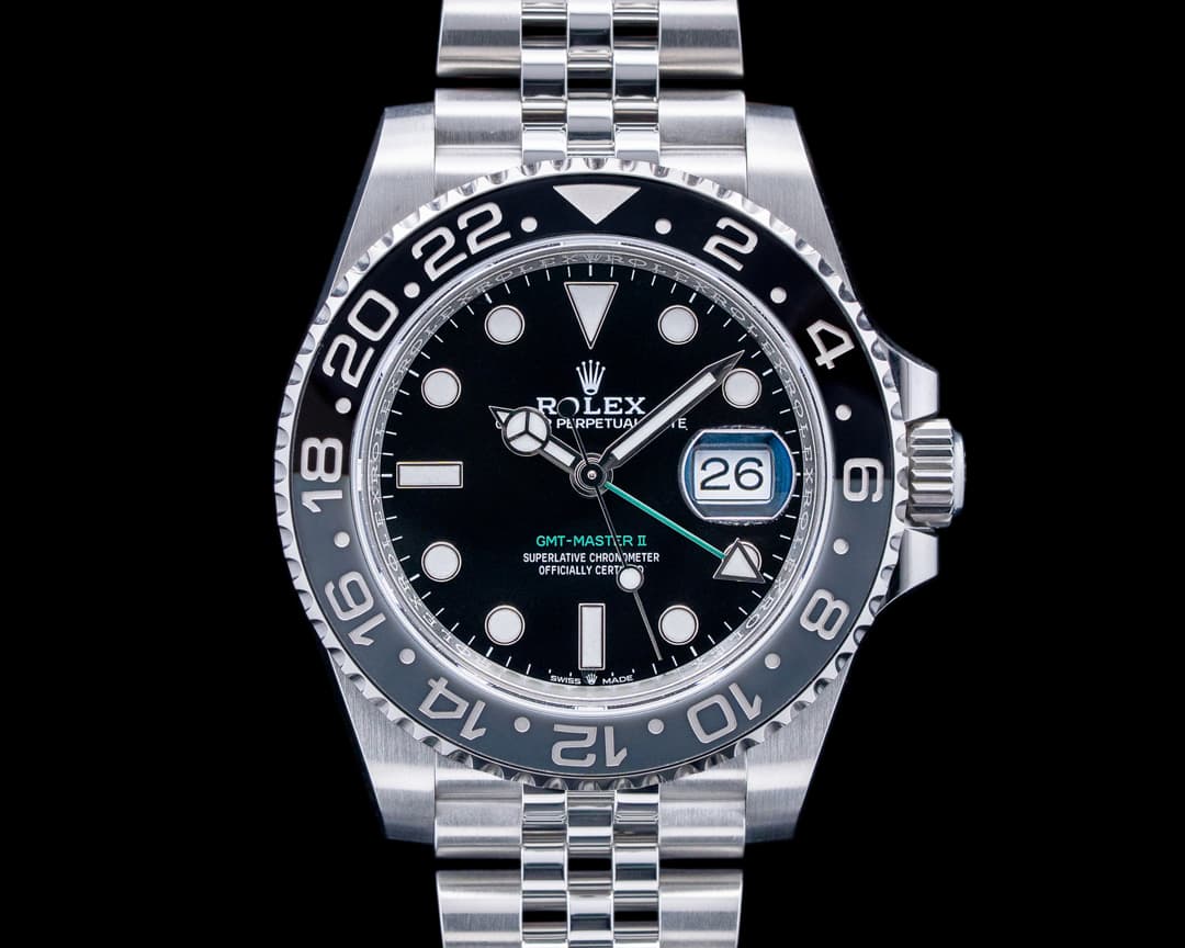 Image of Rolex 126710GRNR GMT-Master II "Bruce Wayne" SS Black Dial