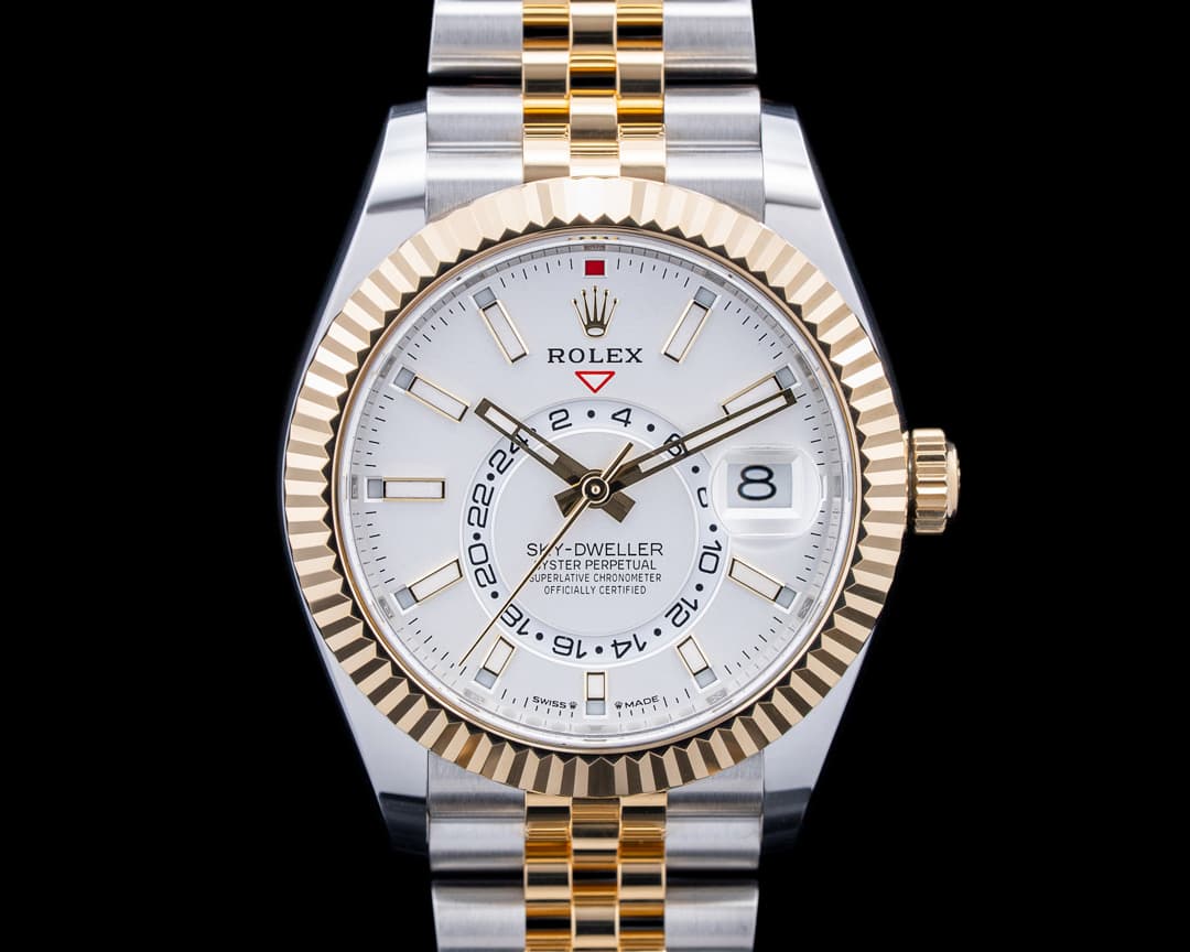 Image of Rolex 336933 Sky-Dweller Jubilee 18K Yellow Gold / SS Silver Dial 2025