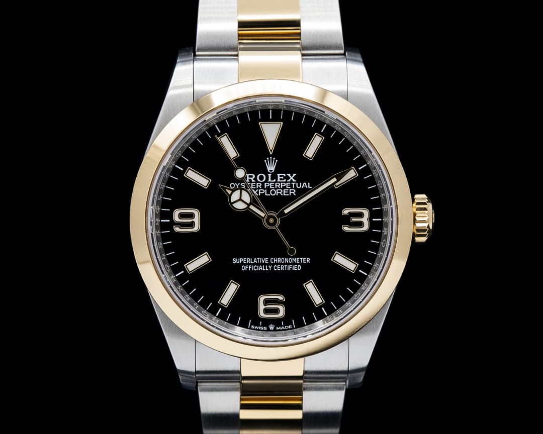 Rolex 124273 Explorer 36 SS / 18K YG Black Dial 2025