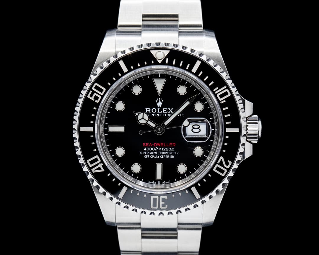Rolex 126600 Sea-Dweller Deep Sea SS Black Dial