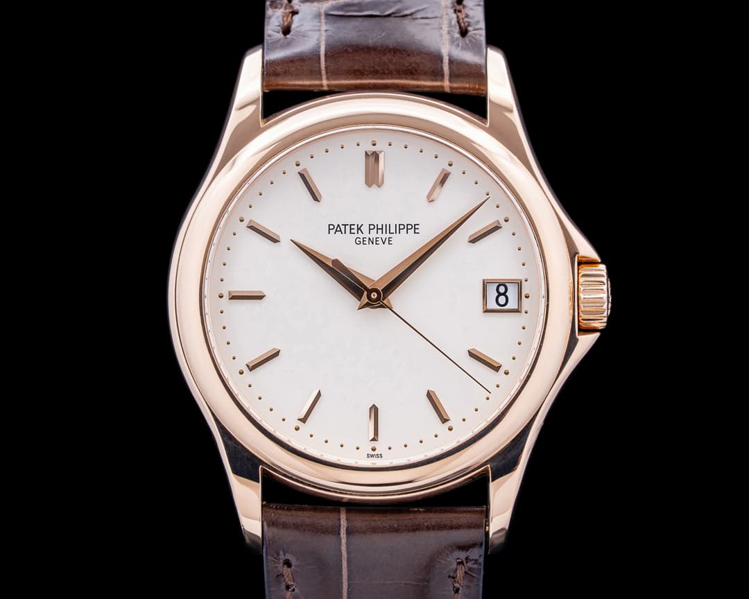 Image of Patek Philippe 5127R Calatrava 18K Rose Gold Silver Dial