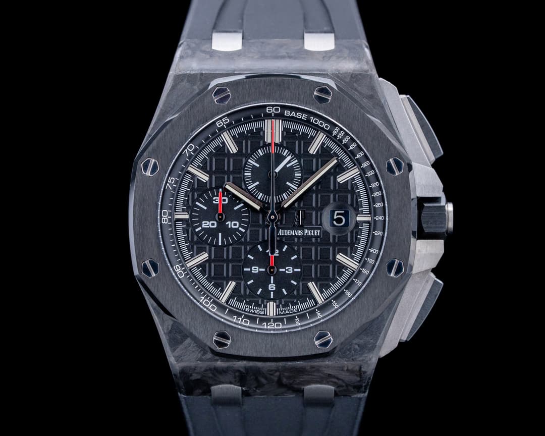 Audemars Piguet 26400AU Royal Oak Offshore Chronograph Carbon Black Dial