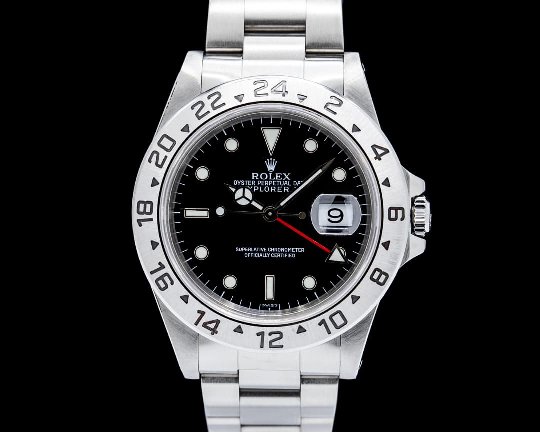 Image of Rolex 16570 Explorer II SS "Swiss Only" Black Dial Circa. 2000