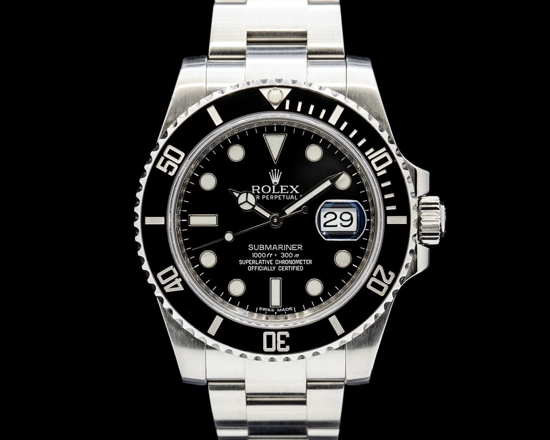 Image of Rolex 116610 Submariner Date Black Ceramic Bezel SS Black Dial