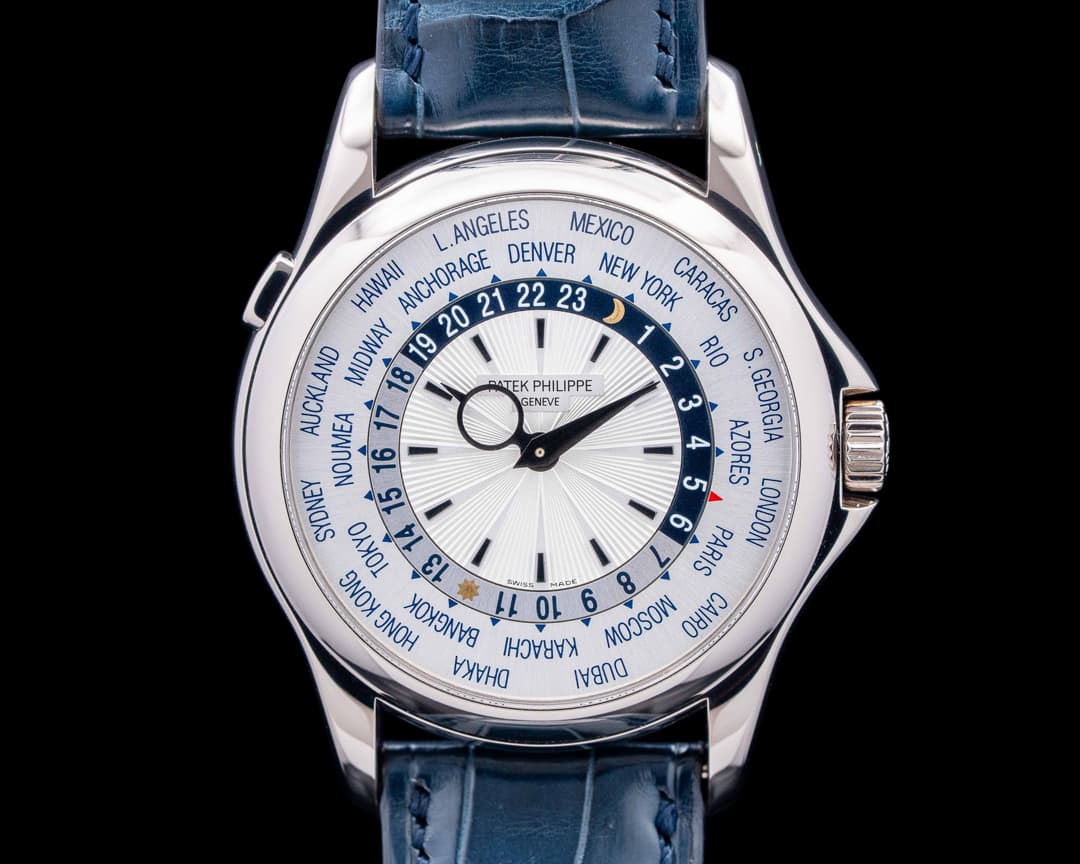 Patek Philippe 5130G World Time 18K White Gold Silver Dial