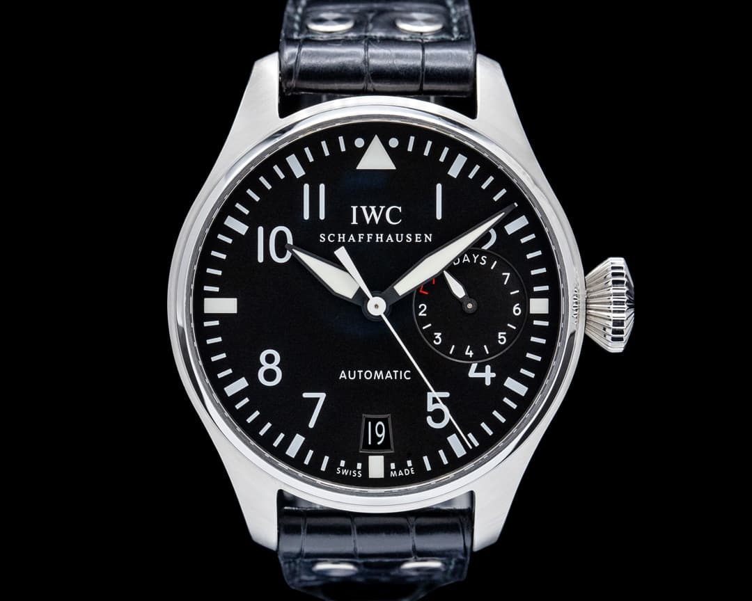 Image of IWC IW500901 Big Pilot's Watch SS Black Dial