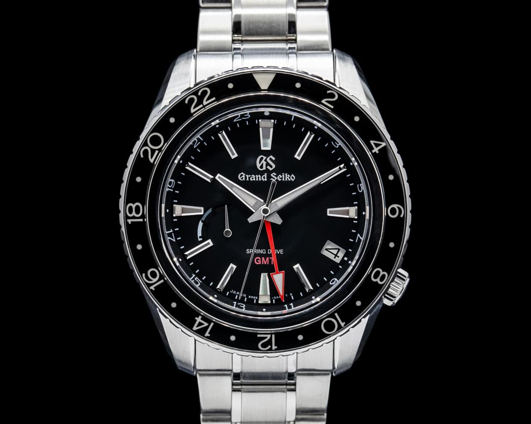 Image of Grand Seiko SBGE201G Sport Collection Spring Drive GMT SS Black Dial