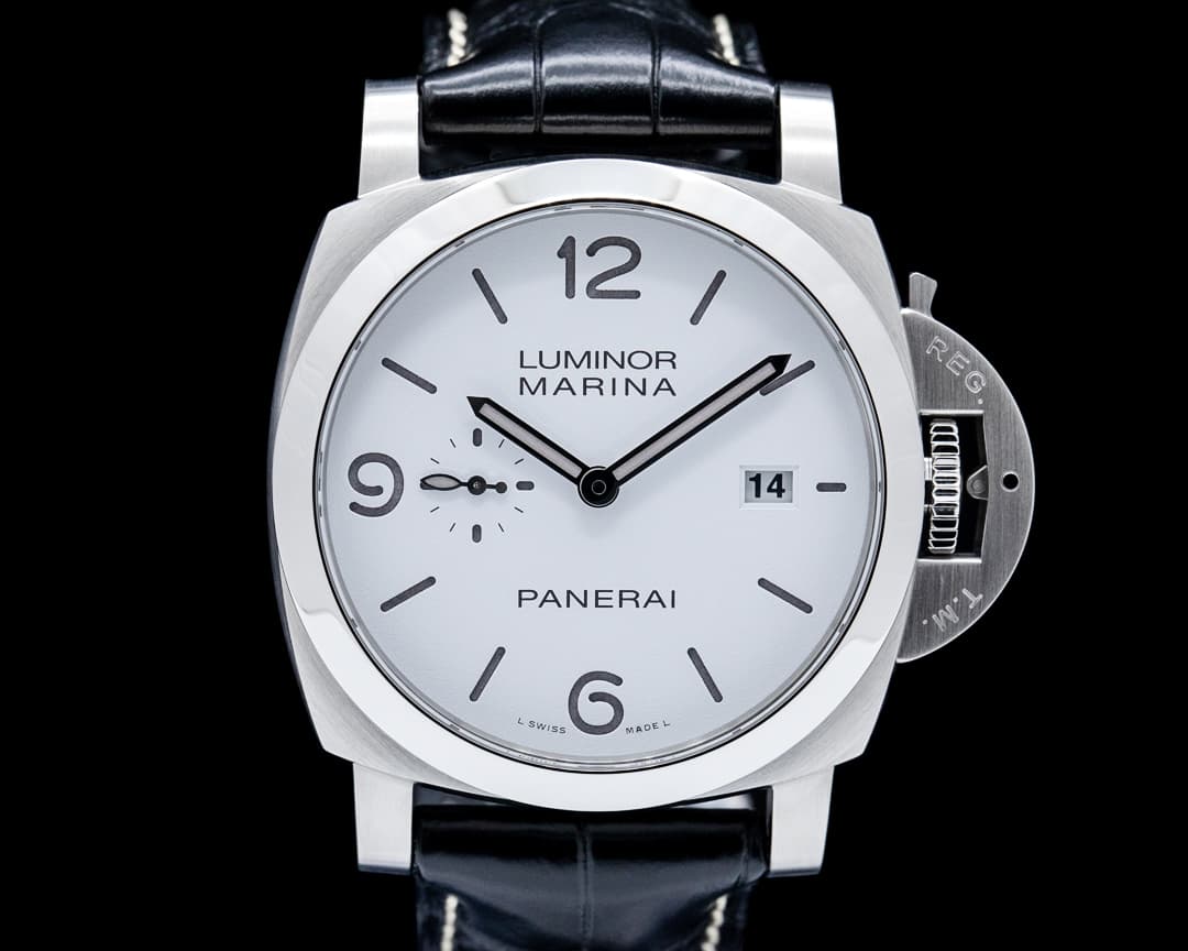 Panerai PAM03314 Luminor Marina Steel White Dial