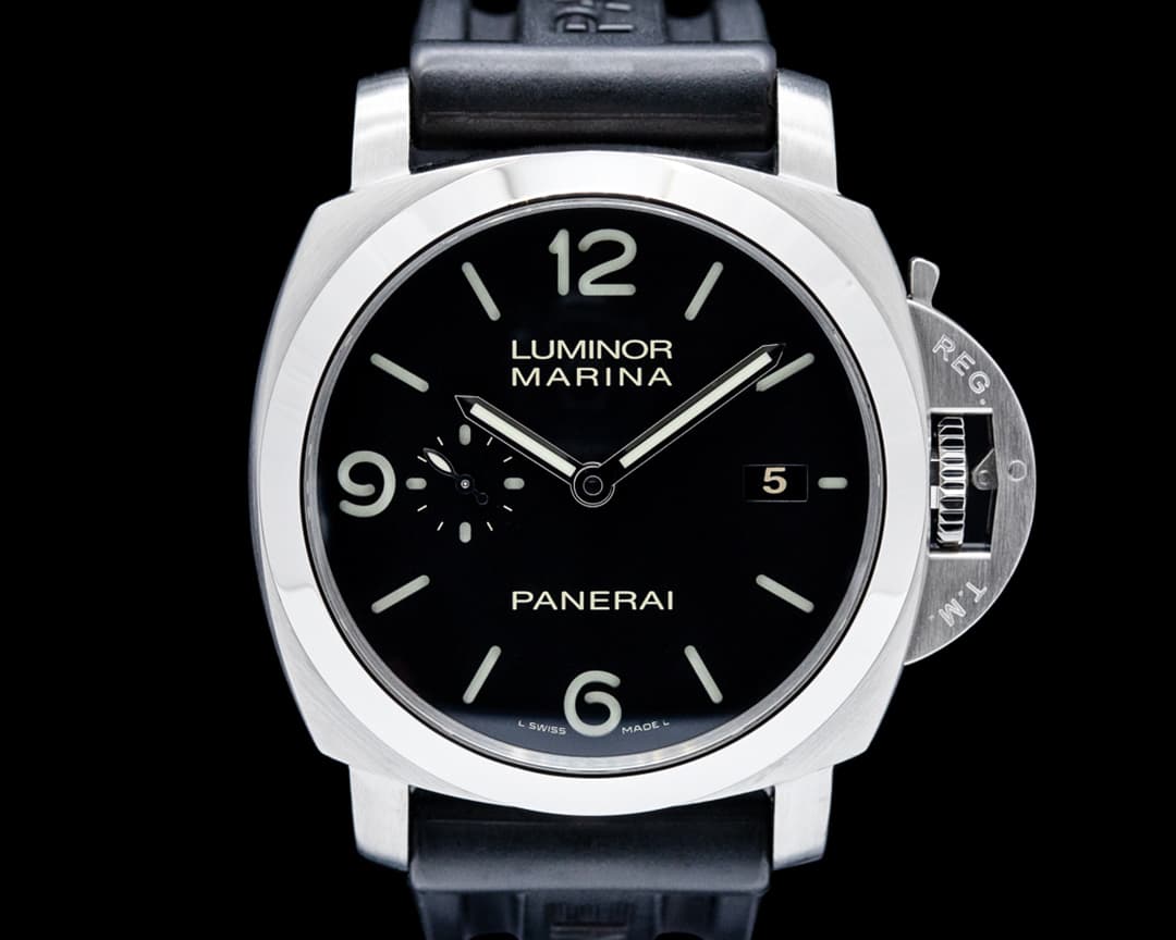 Panerai PAM00312 Luminor Marina 1950 3 Days Automatic SS Black Dial