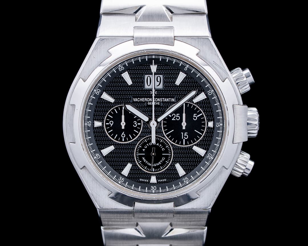 Vacheron Constantin 49150 Overseas Chronograph SS Black Dial