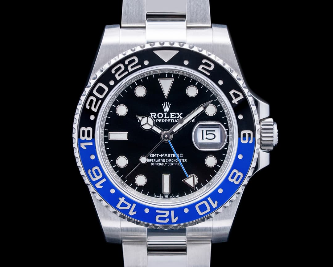 Rolex 126710BLNR GMT-Master II "Batman" SS Black Dial