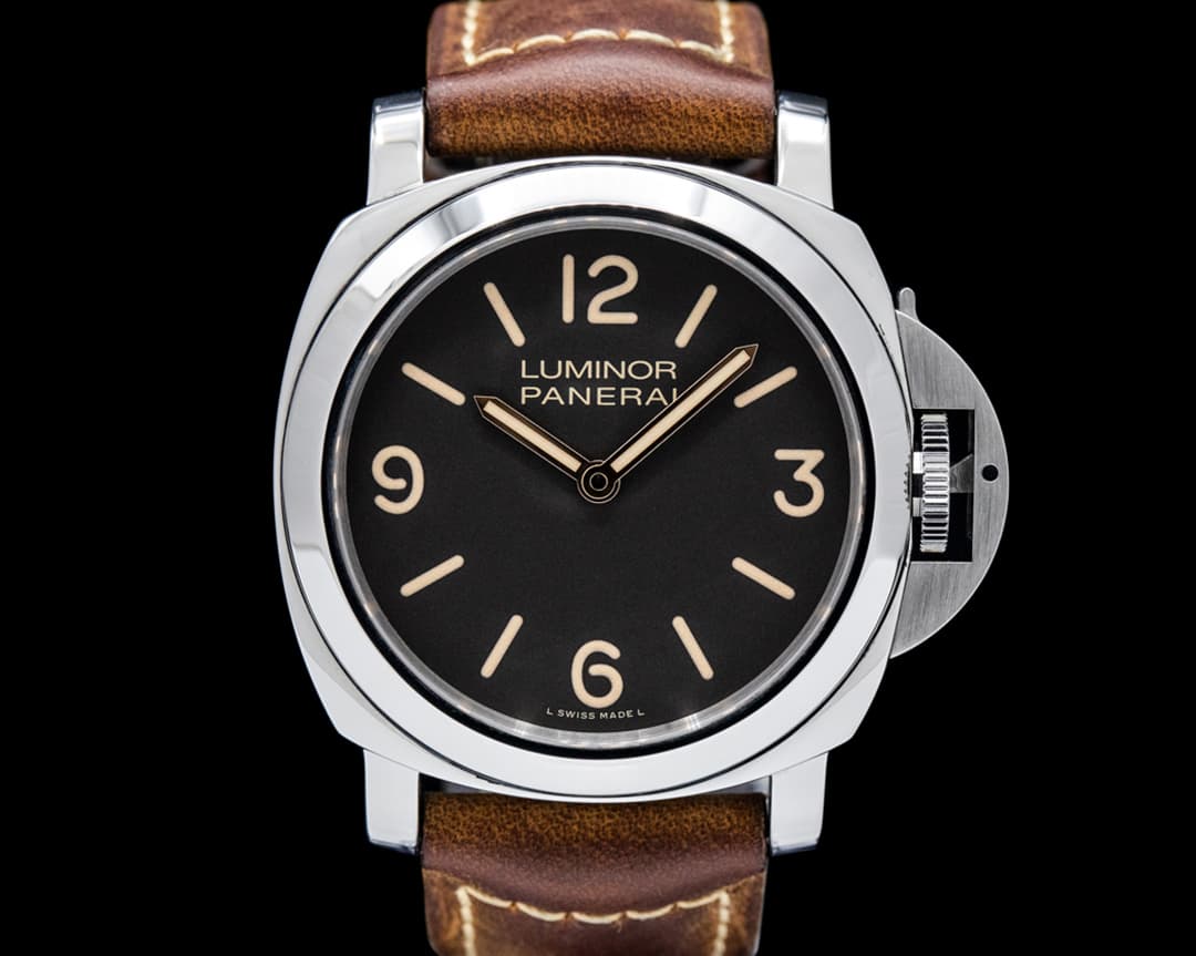 Panerai PAM00390 Luminor Base 44 SS Brown Dial LIMITED