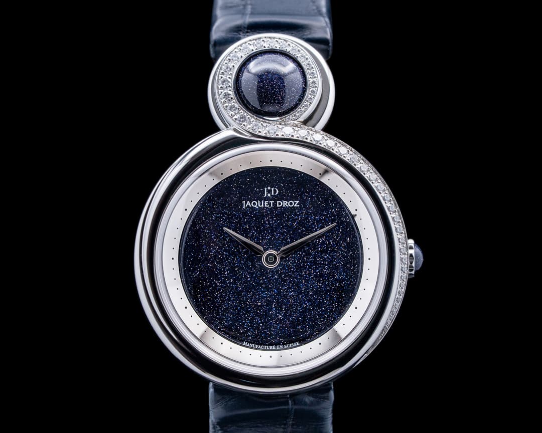 Jaquet Droz J014500270 Lady 8 Aventurine SS Blue Aventurine Dial