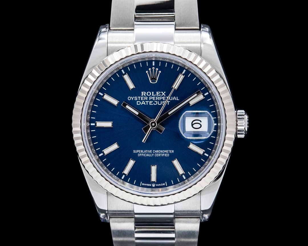 Rolex 126234 Datejust 36 SS Blue Dial