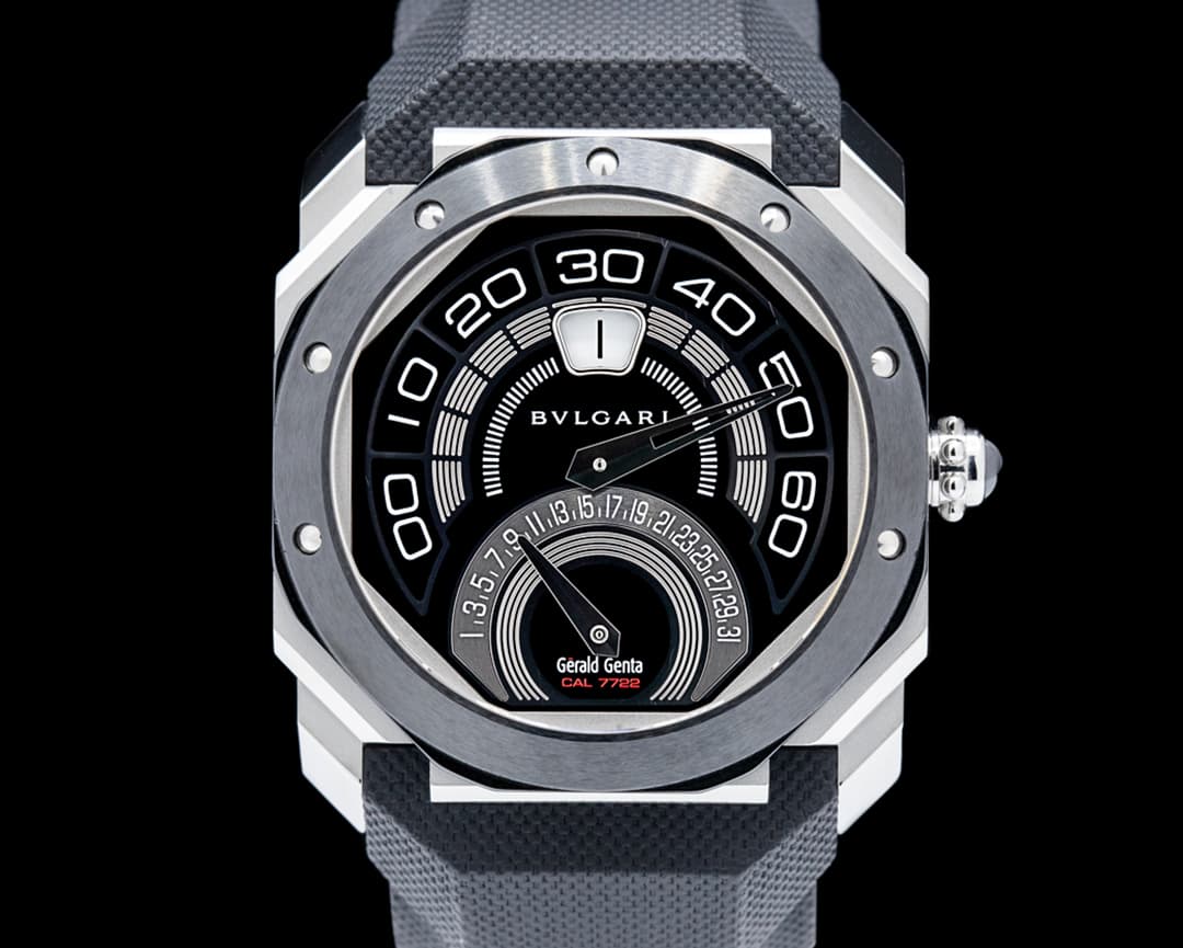 Bulgari Octo Bi-Retro Gerald Genta SS Ceramic Black Dial