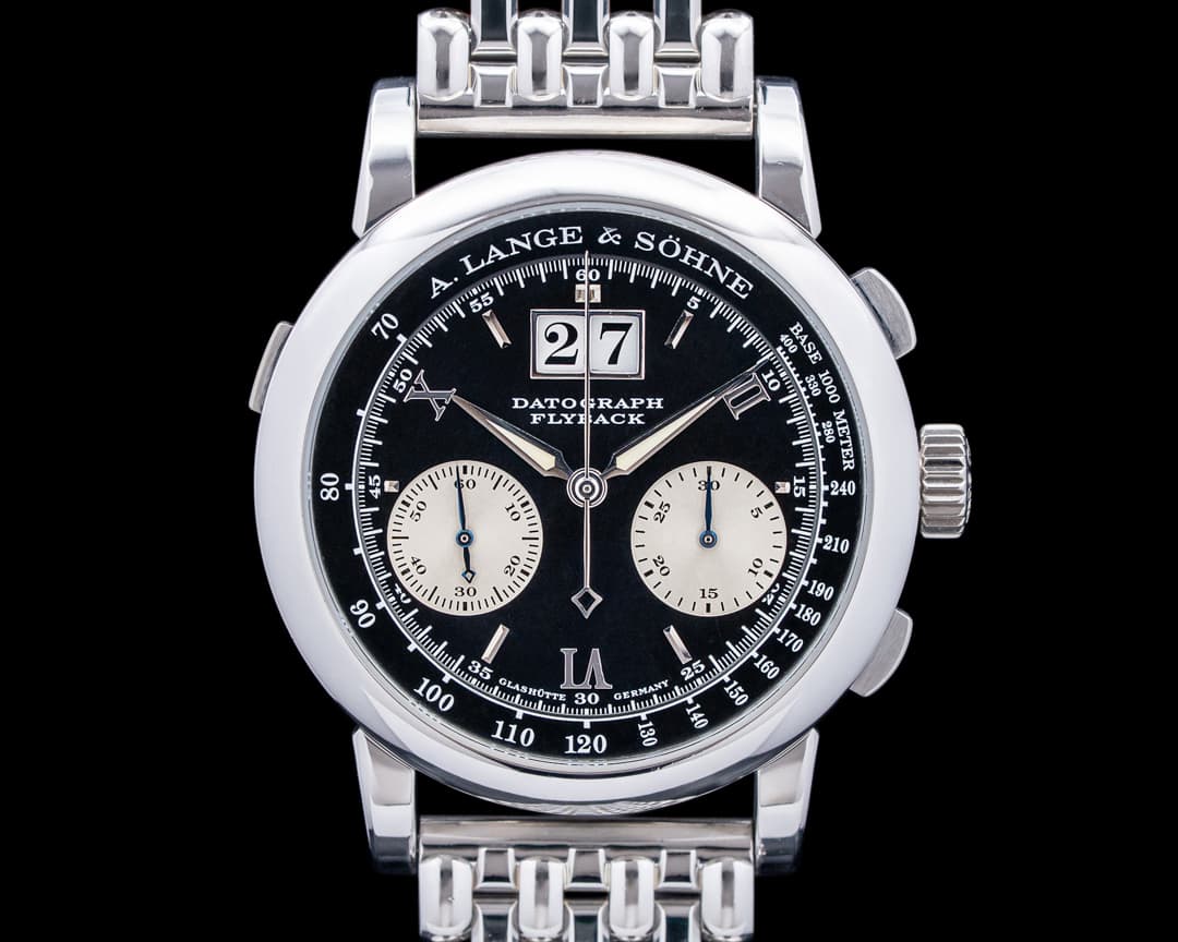 A. Lange & Söhne 403.035F Datograph Flyback Wellendorff Platinum Black Dial