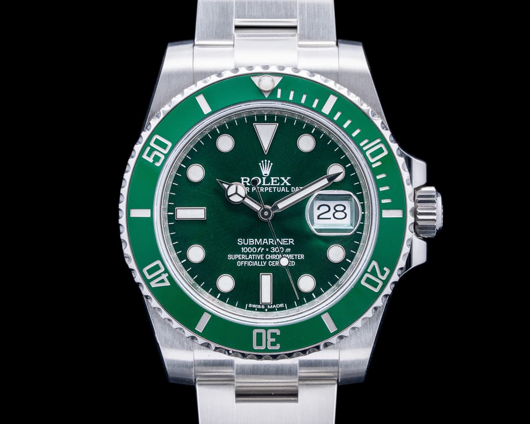 Image of Rolex 116610LV Submariner Date "Hulk" SS Green Dial