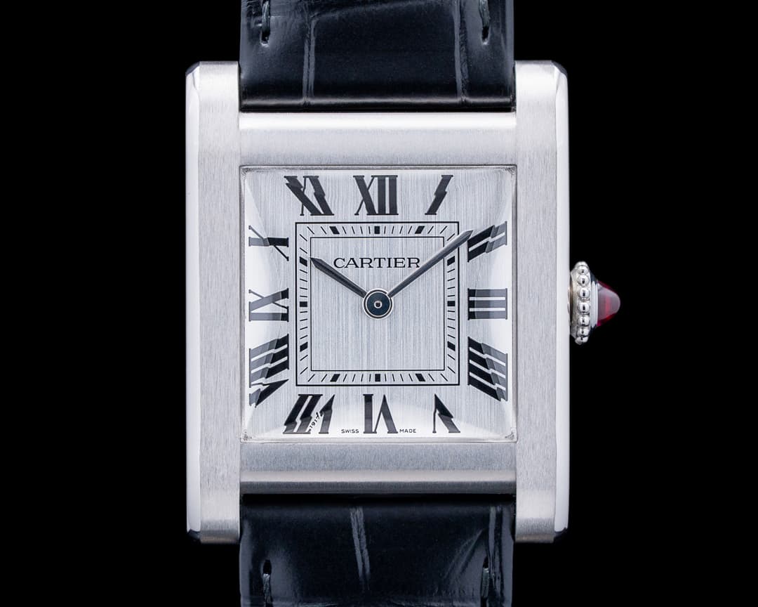 WGTA0109 Tank Normale Platinum Silver Dial