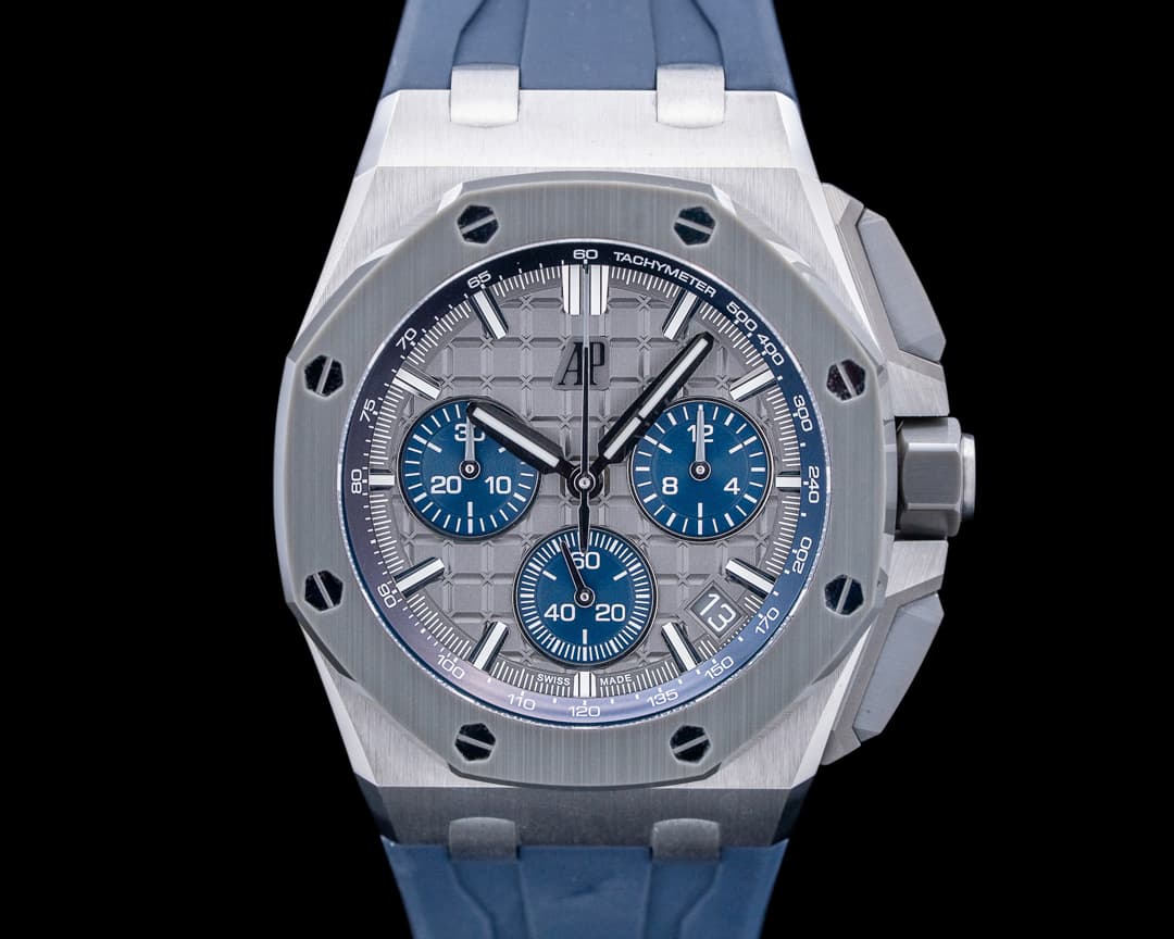 Image of Audemars Piguet 26420IO Royal Oak Offshore Chronograph Titanium Grey Dial