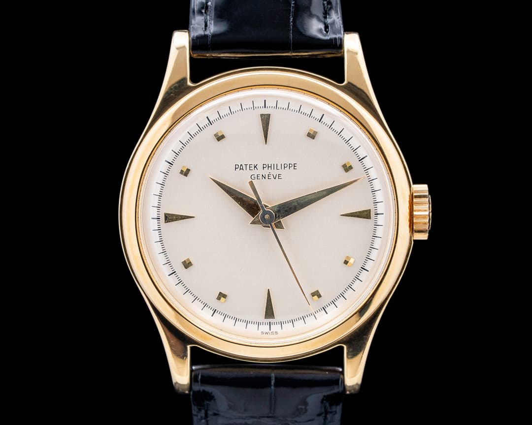 Patek Philippe 2508 Calatrava Manual Wind Center Seconds 18K Yellow Gold Silver Dial