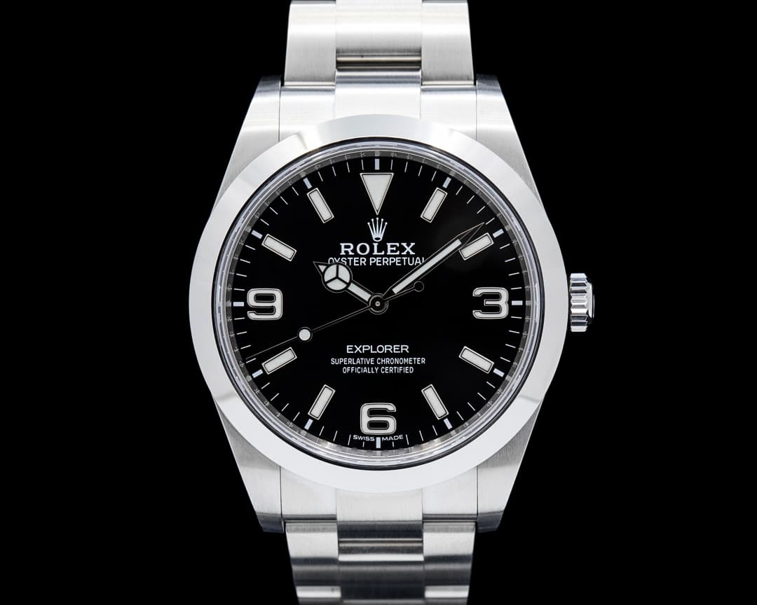 Rolex 214270 Explorer I SS Black Dial